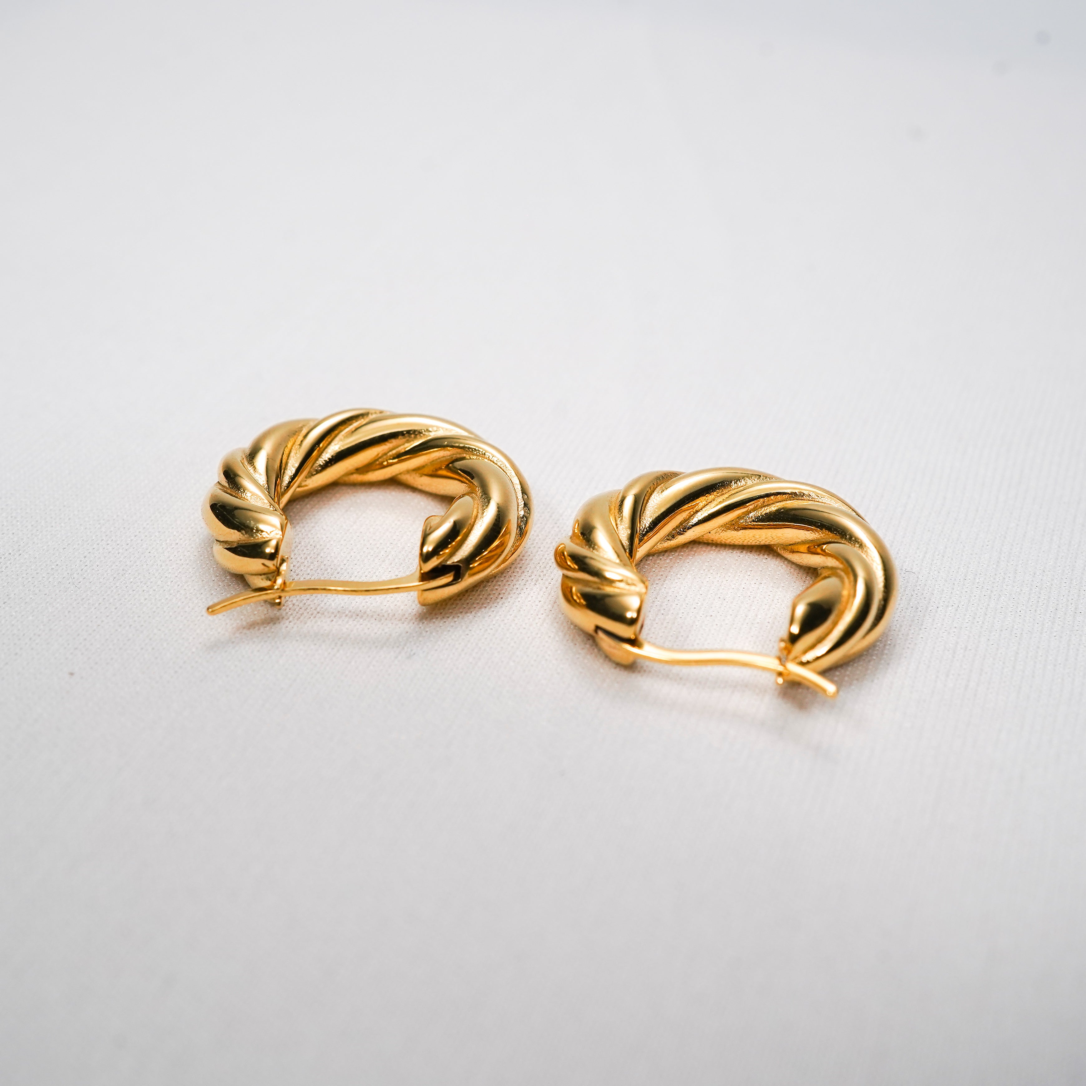 Intertwined Knot Stud Earrings