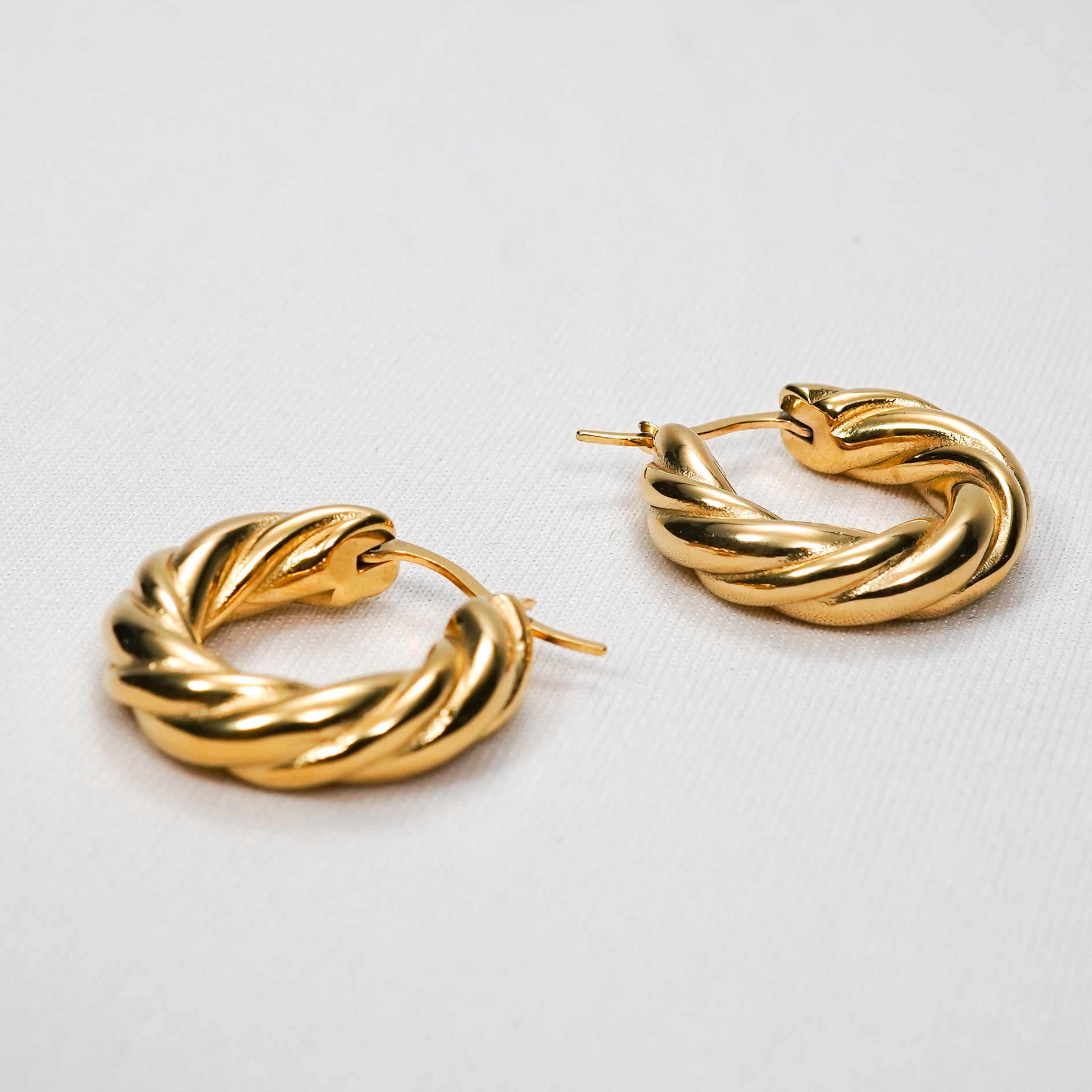 Intertwined Knot Stud Earrings
