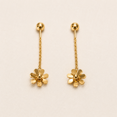 Daisy Chain Drop Earrings