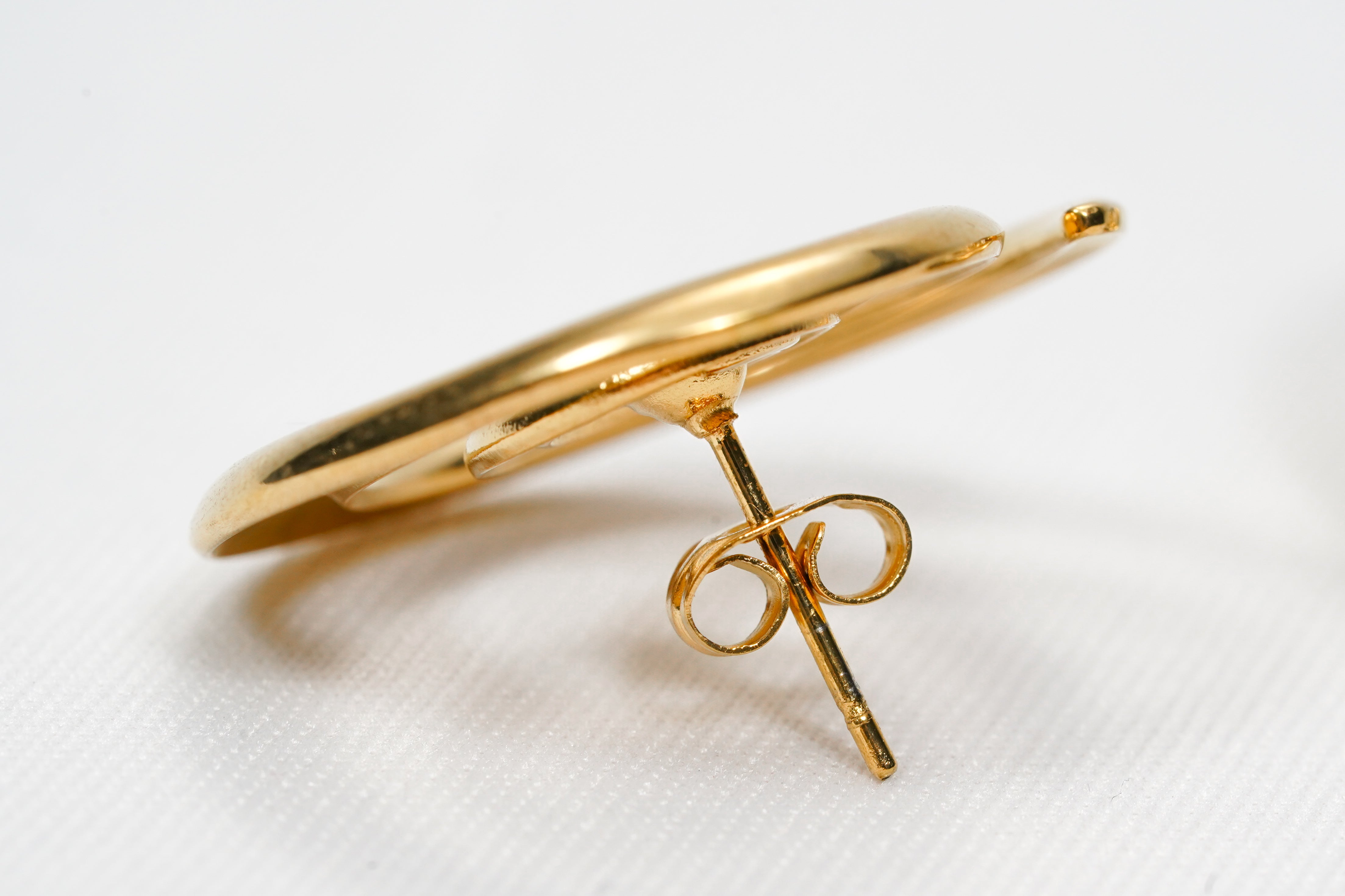 Spiral Statement Stud Earrings