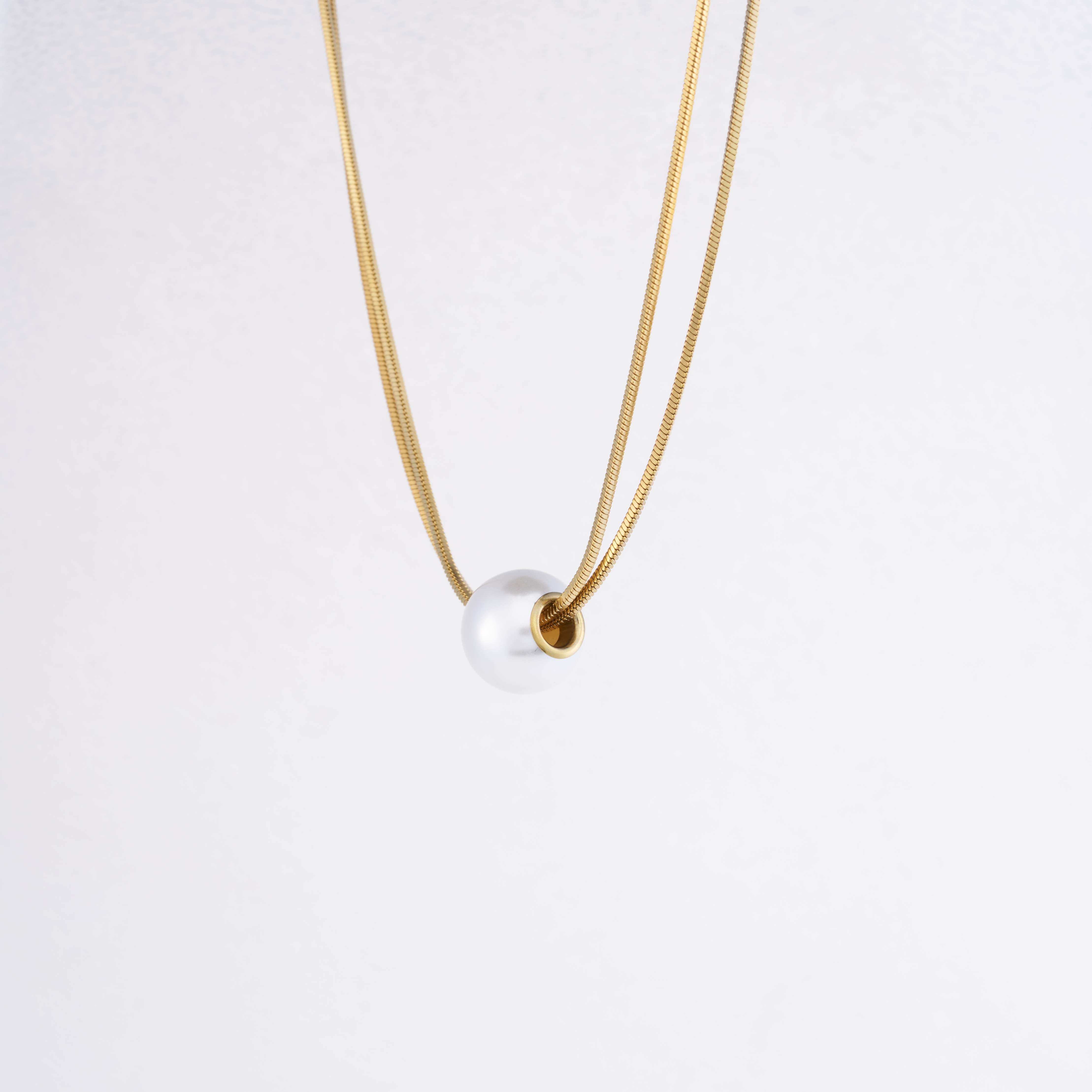 Pearl Aura Layered Necklace