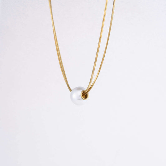 Pearl Aura Layered Necklace