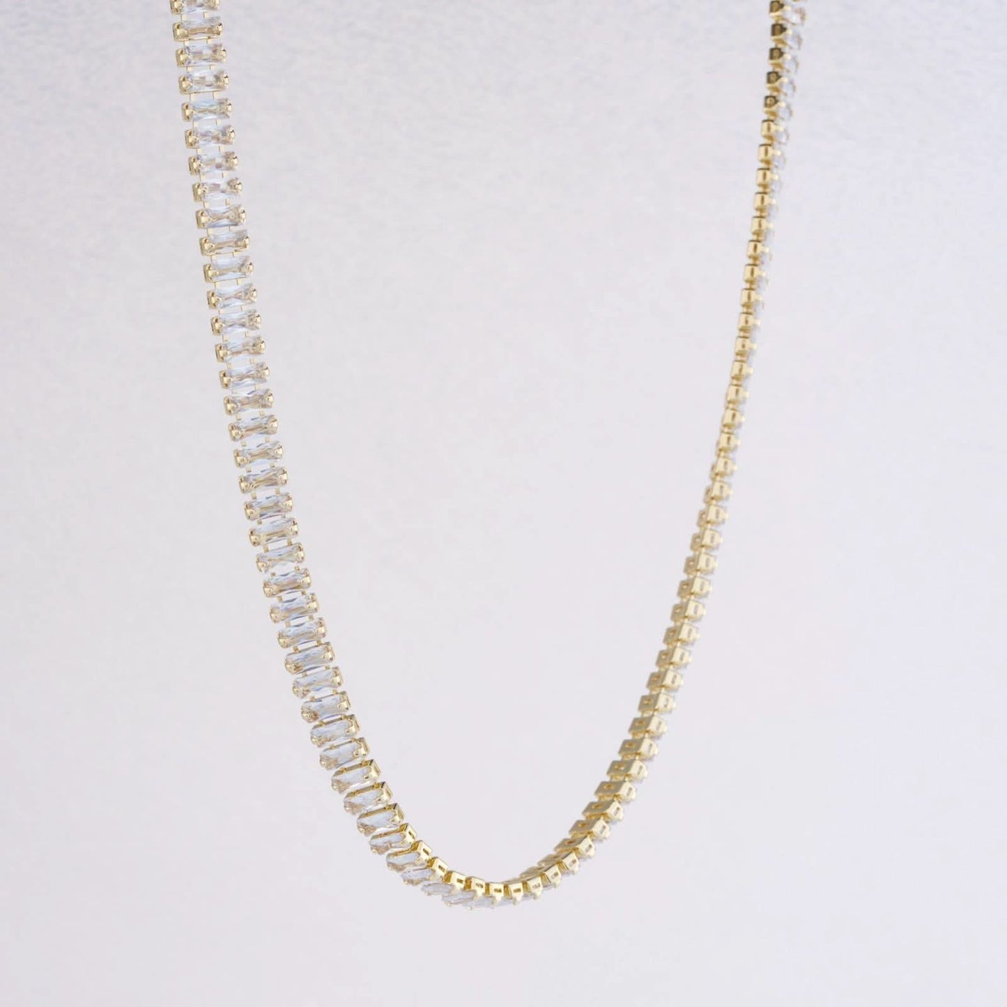 Golden Elegance Crystal Necklace