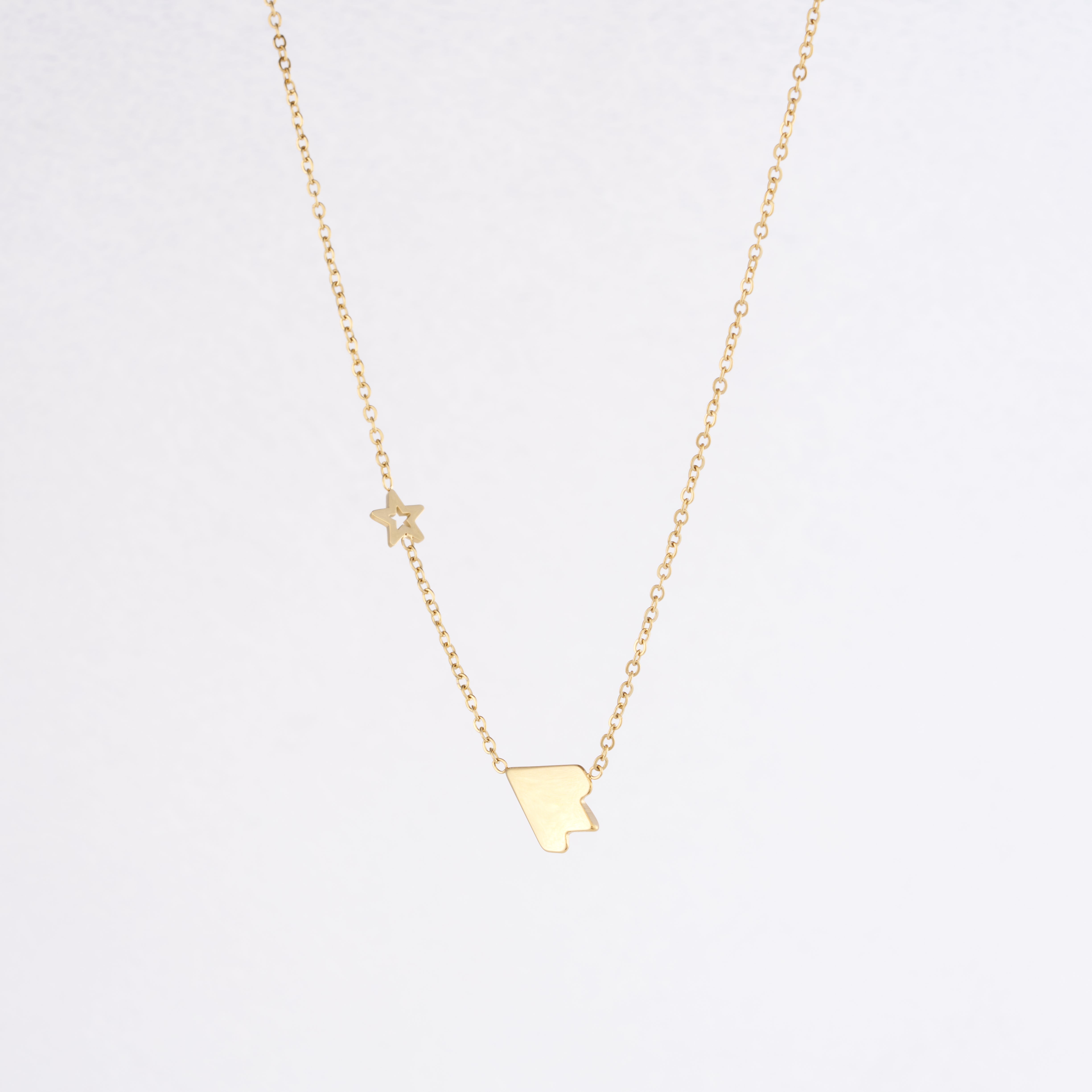 Star Charm Gold Necklace