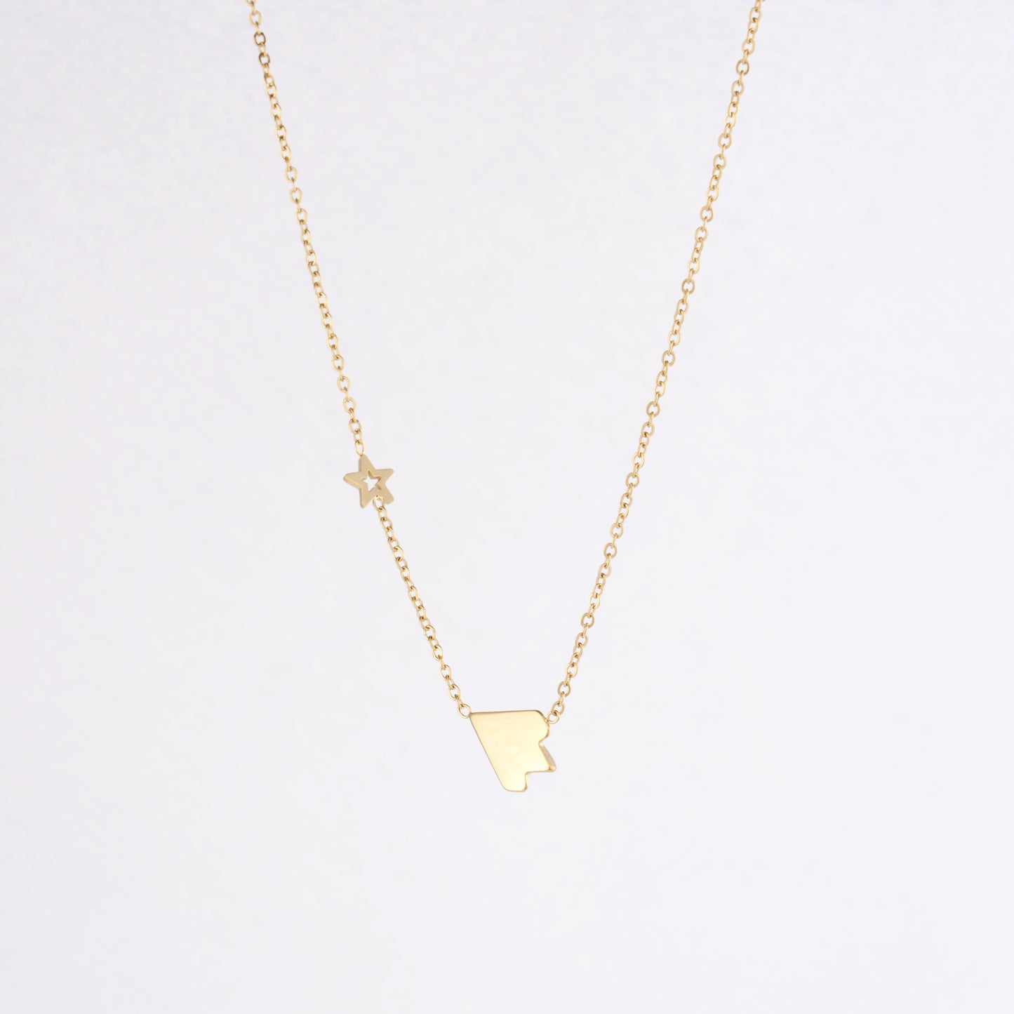 Star Charm Gold Necklace