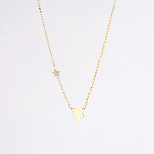 Star Charm Gold Necklace