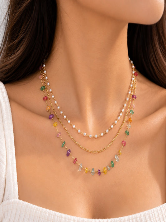 Classic Heart Pendant Bold Paperclip Chain Necklace