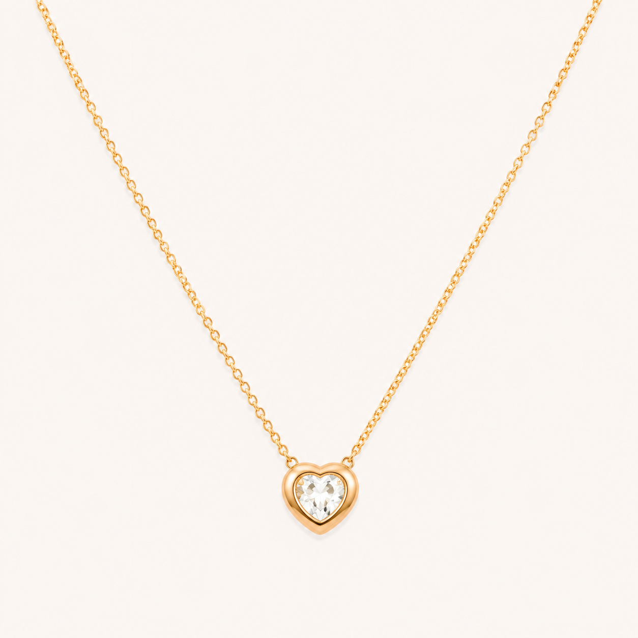 Rose Light Heart