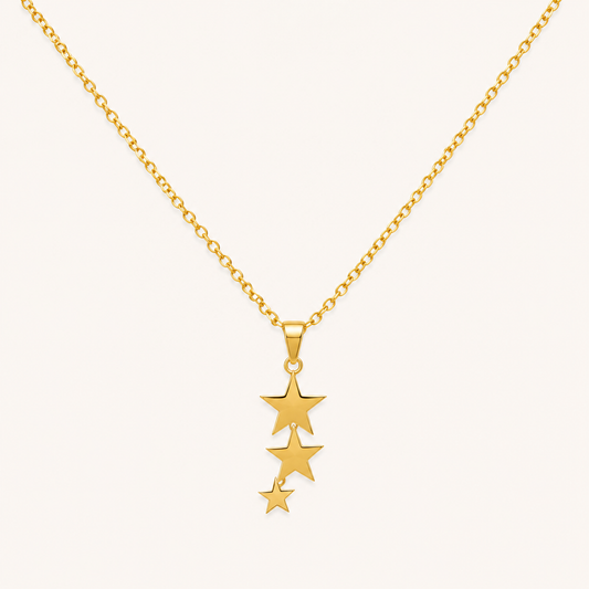 Golden Starfall Necklace