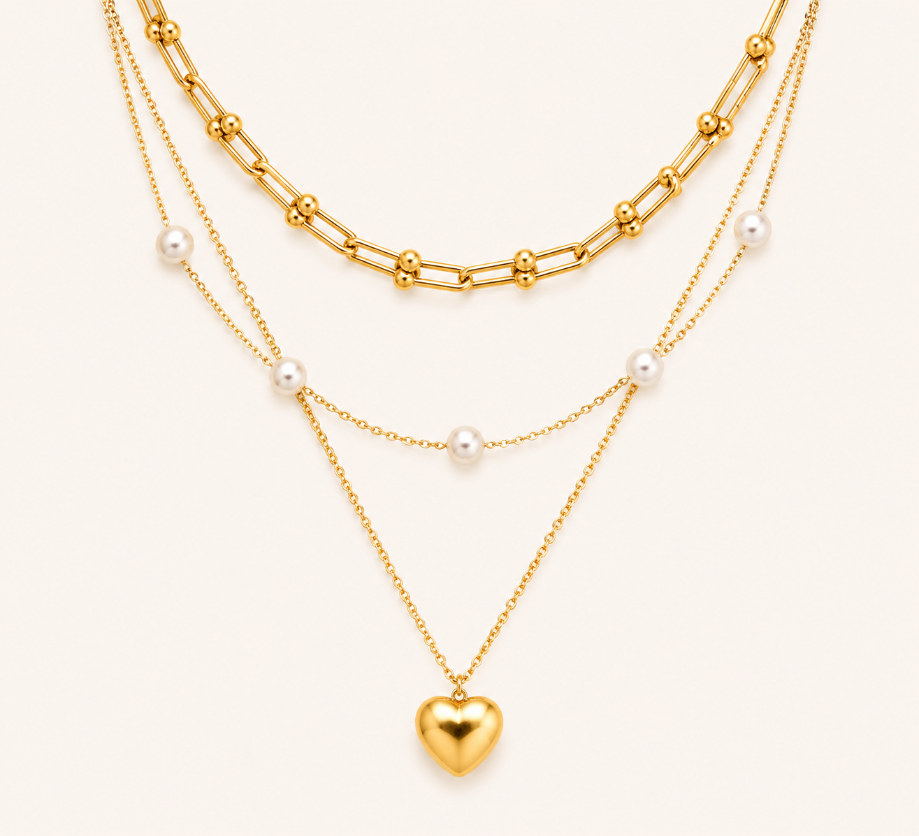 Luxe Love Layered Chain