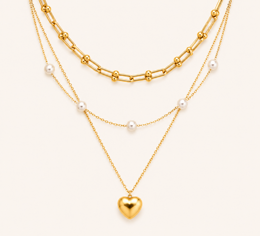 Luxe Love Layered Chain