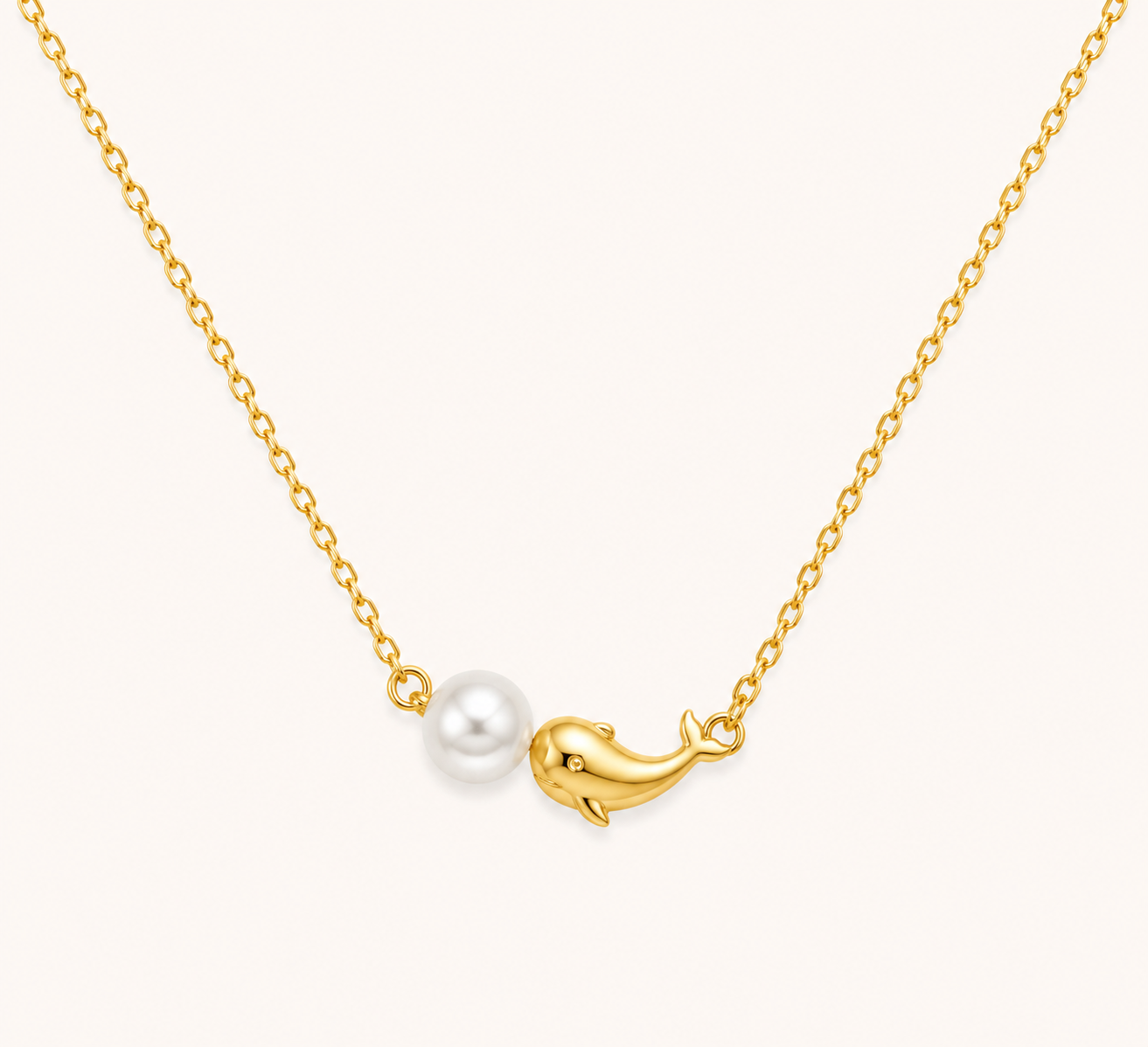 Lumiere Pearl Heart Necklace