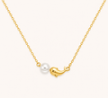 Lumiere Pearl Heart Necklace