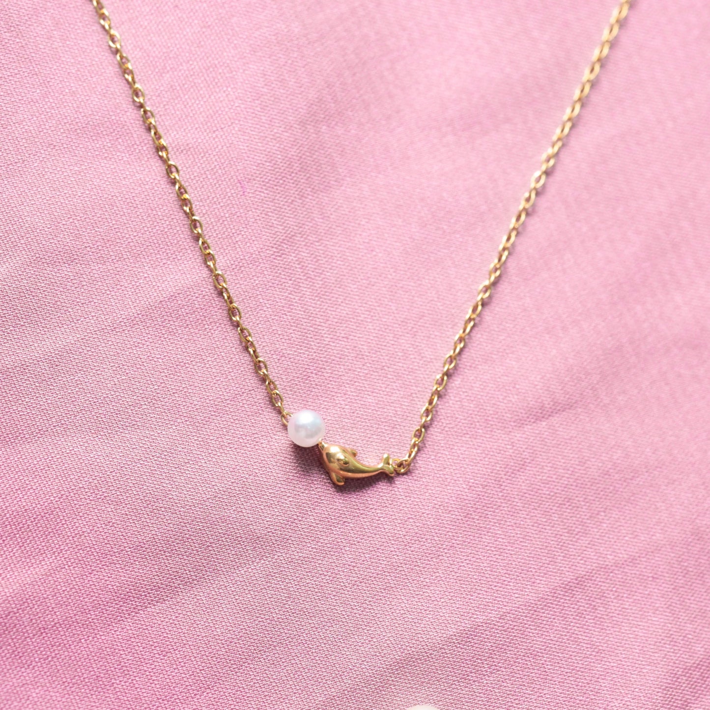 Lumiere Pearl Heart Necklace
