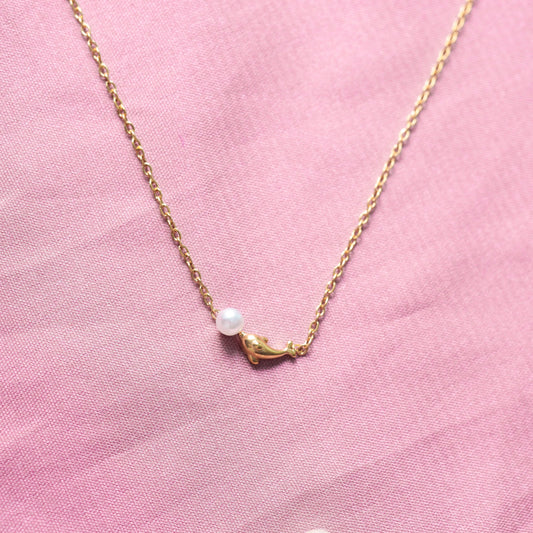 Lumiere Pearl Heart Necklace