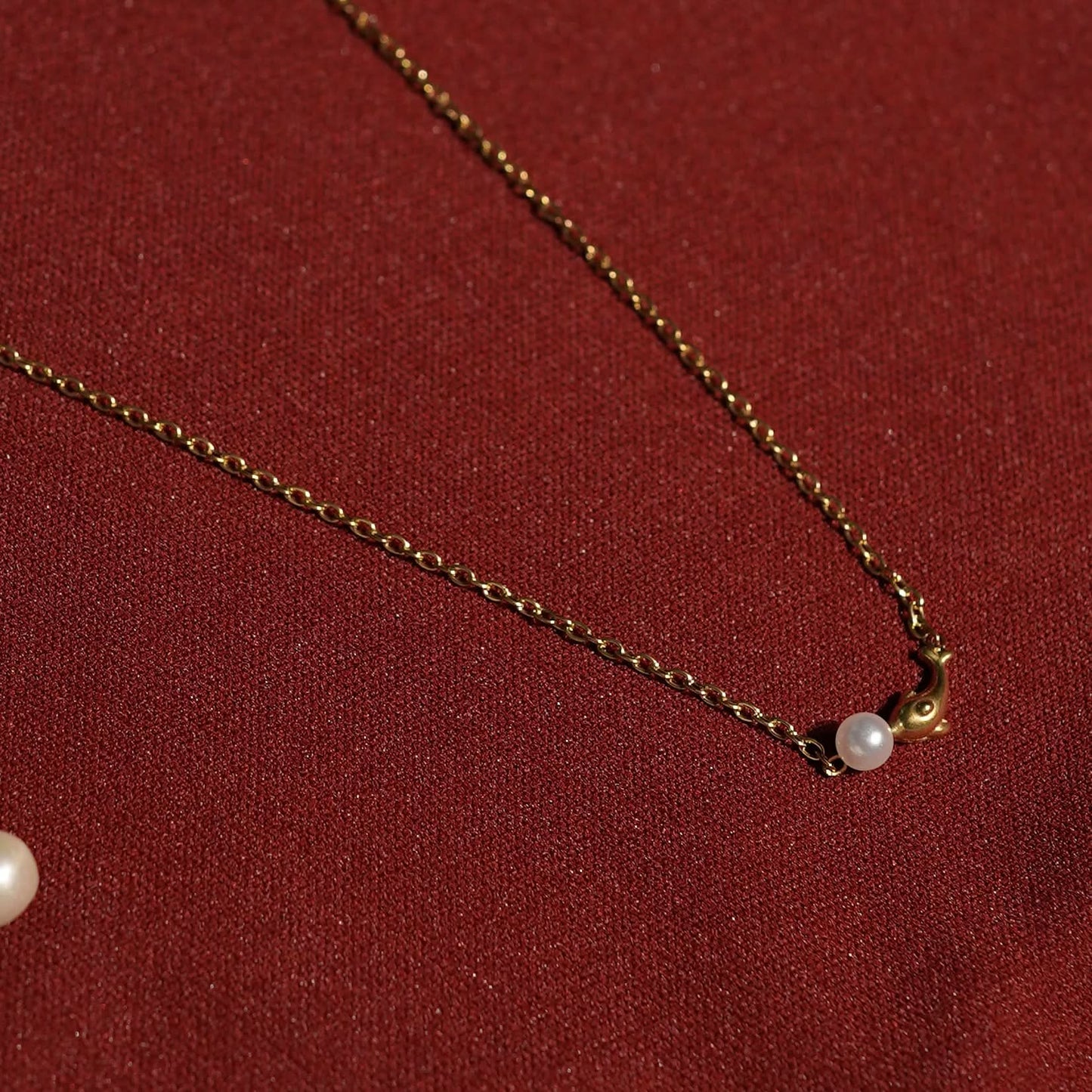 Lumiere Pearl Heart Necklace