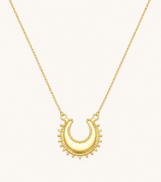 Sun Rays Pendant Necklace