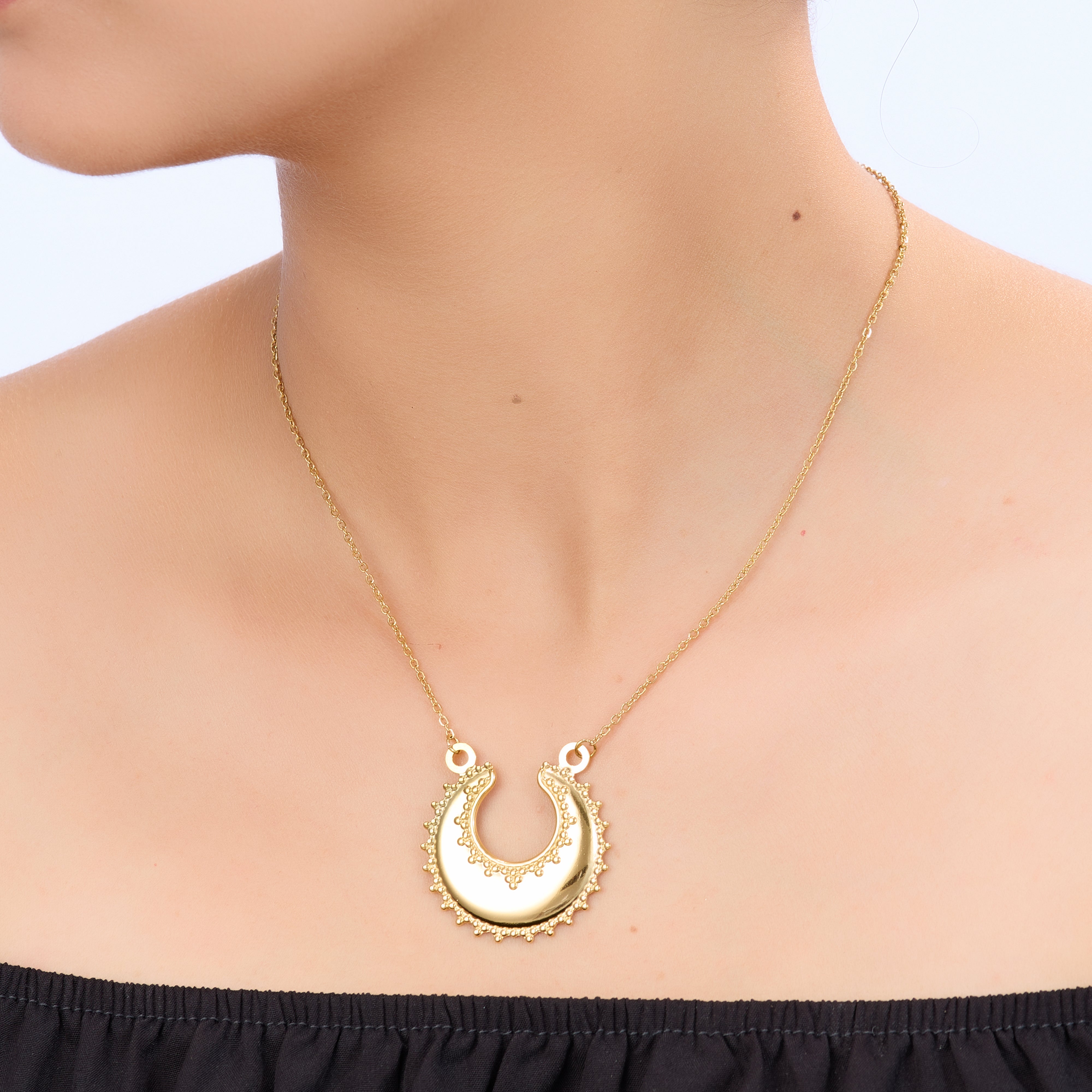Sun Rays Pendant Necklace