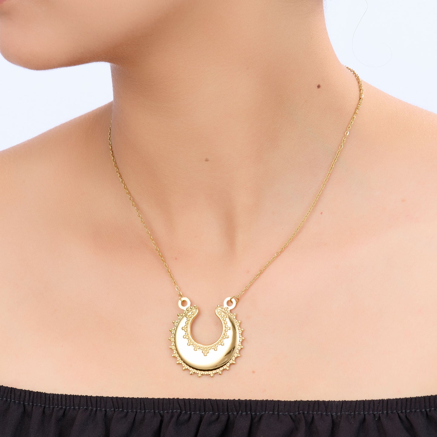 Sun Rays Pendant Necklace