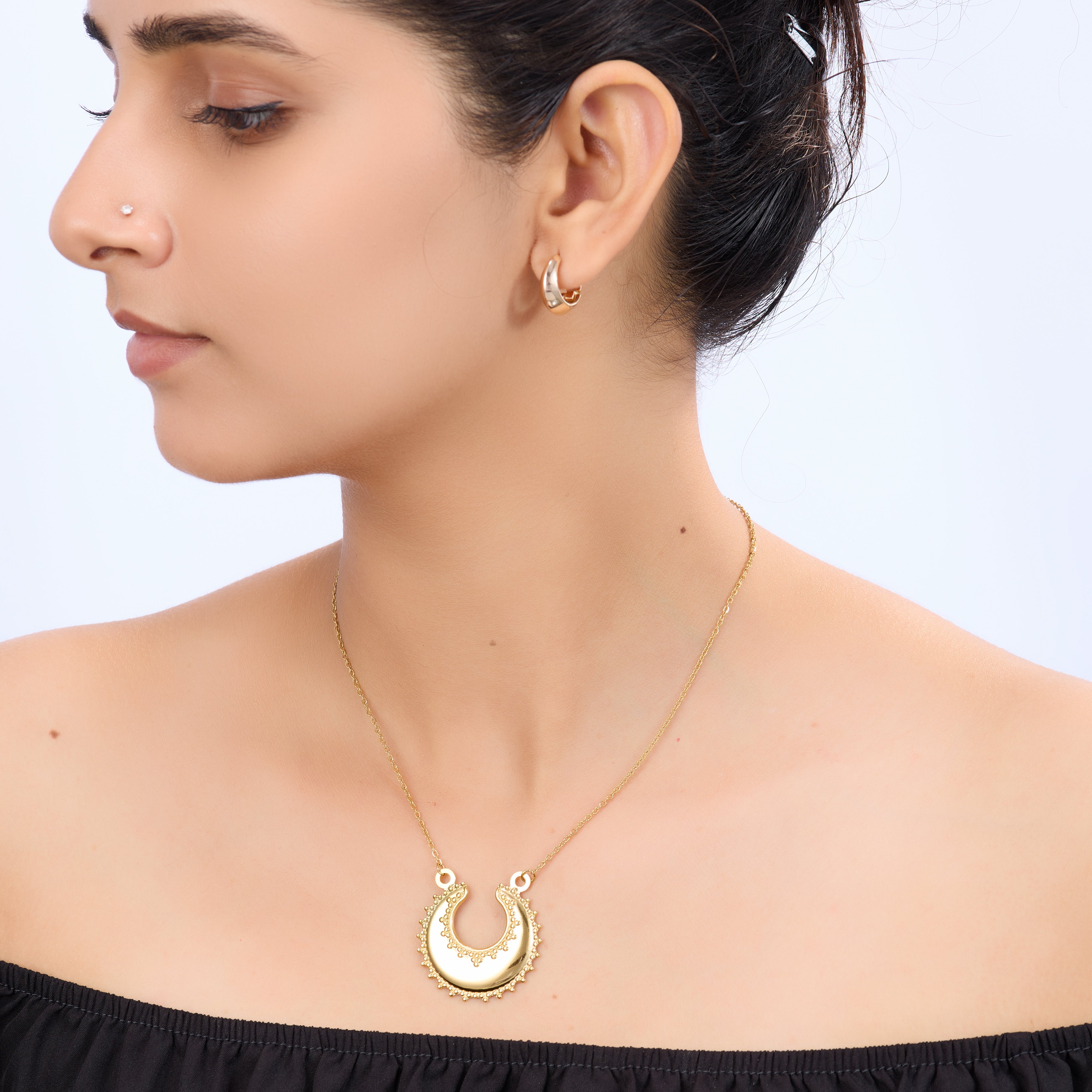 Sun Rays Pendant Necklace