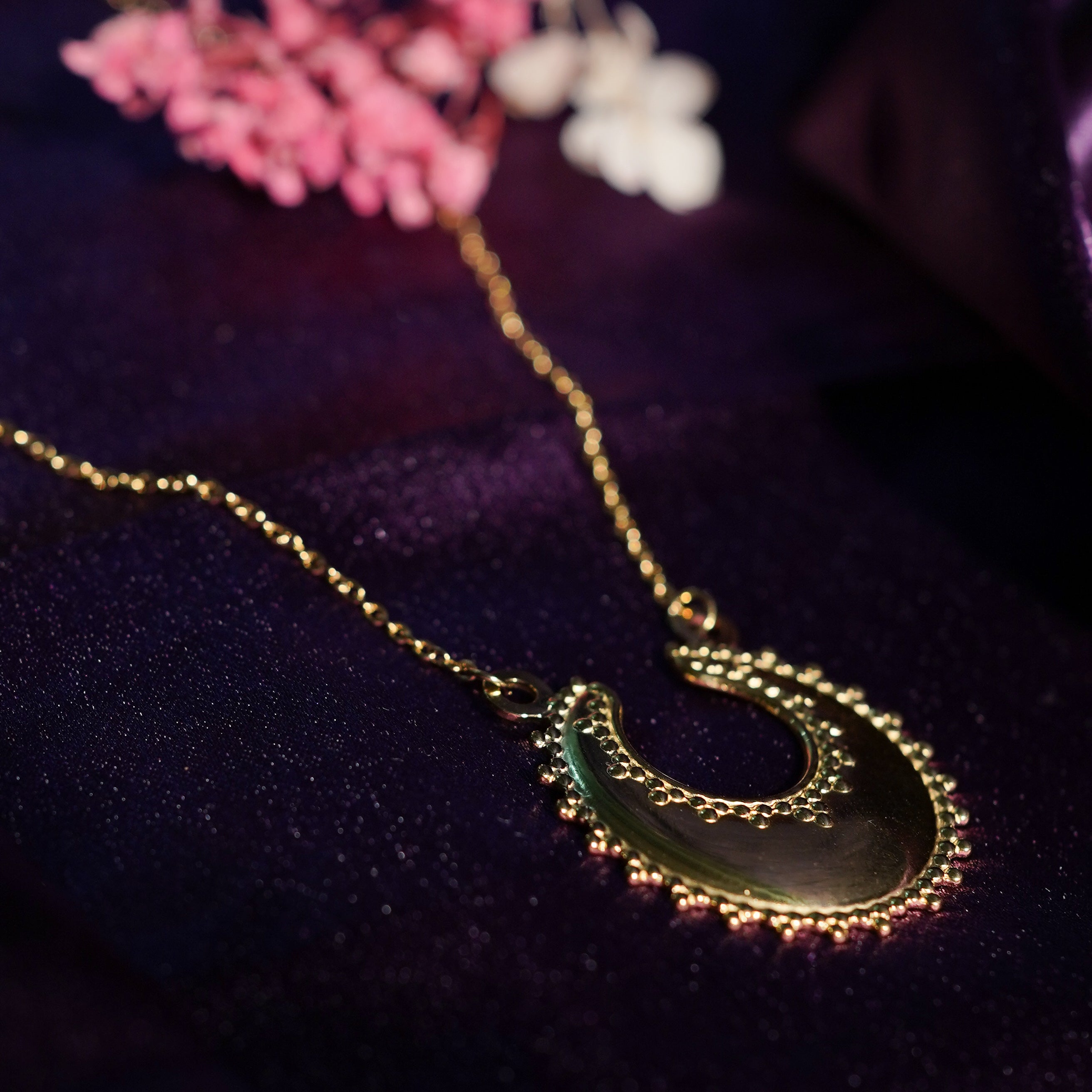 Sun Rays Pendant Necklace