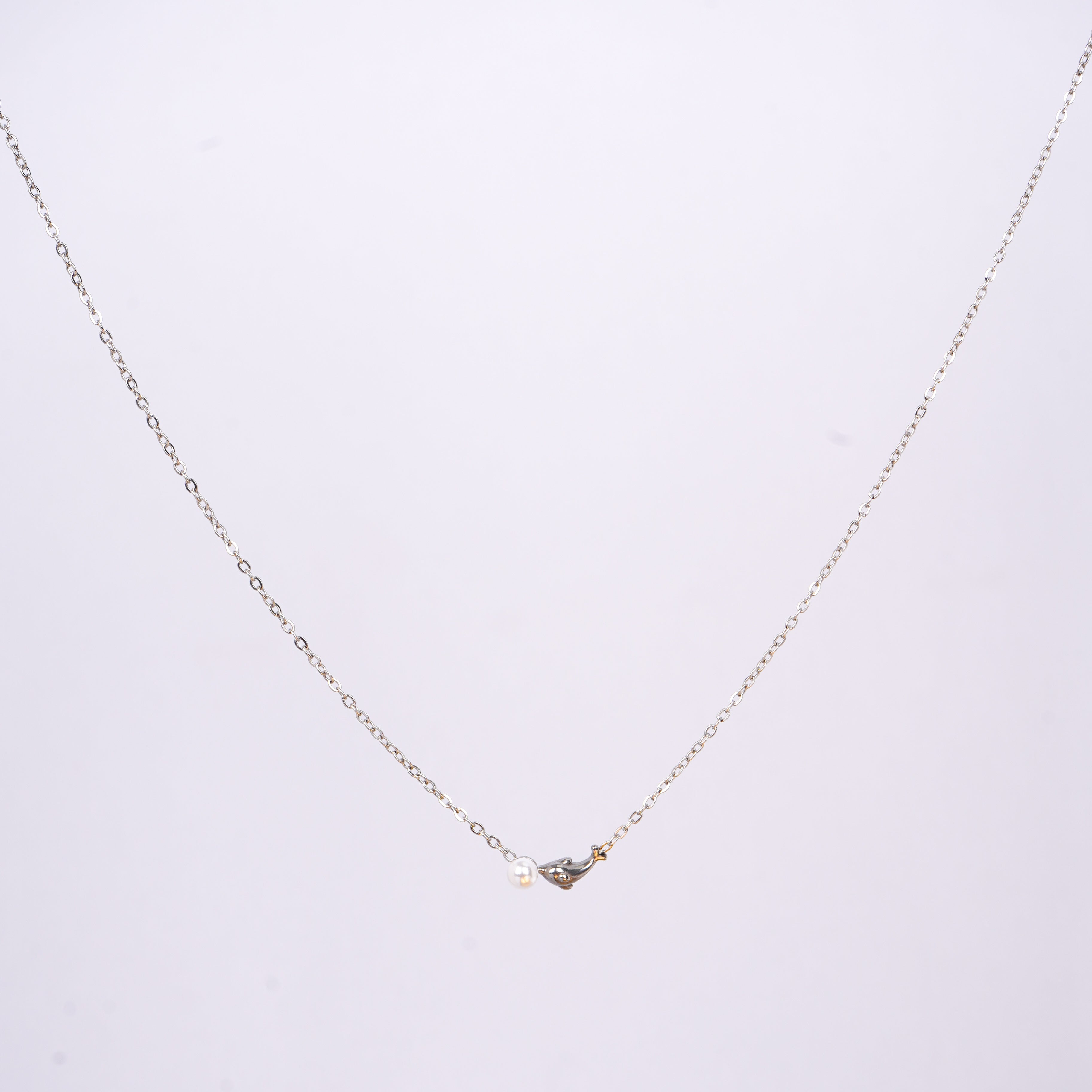 Golden Heart shape Charm Necklace