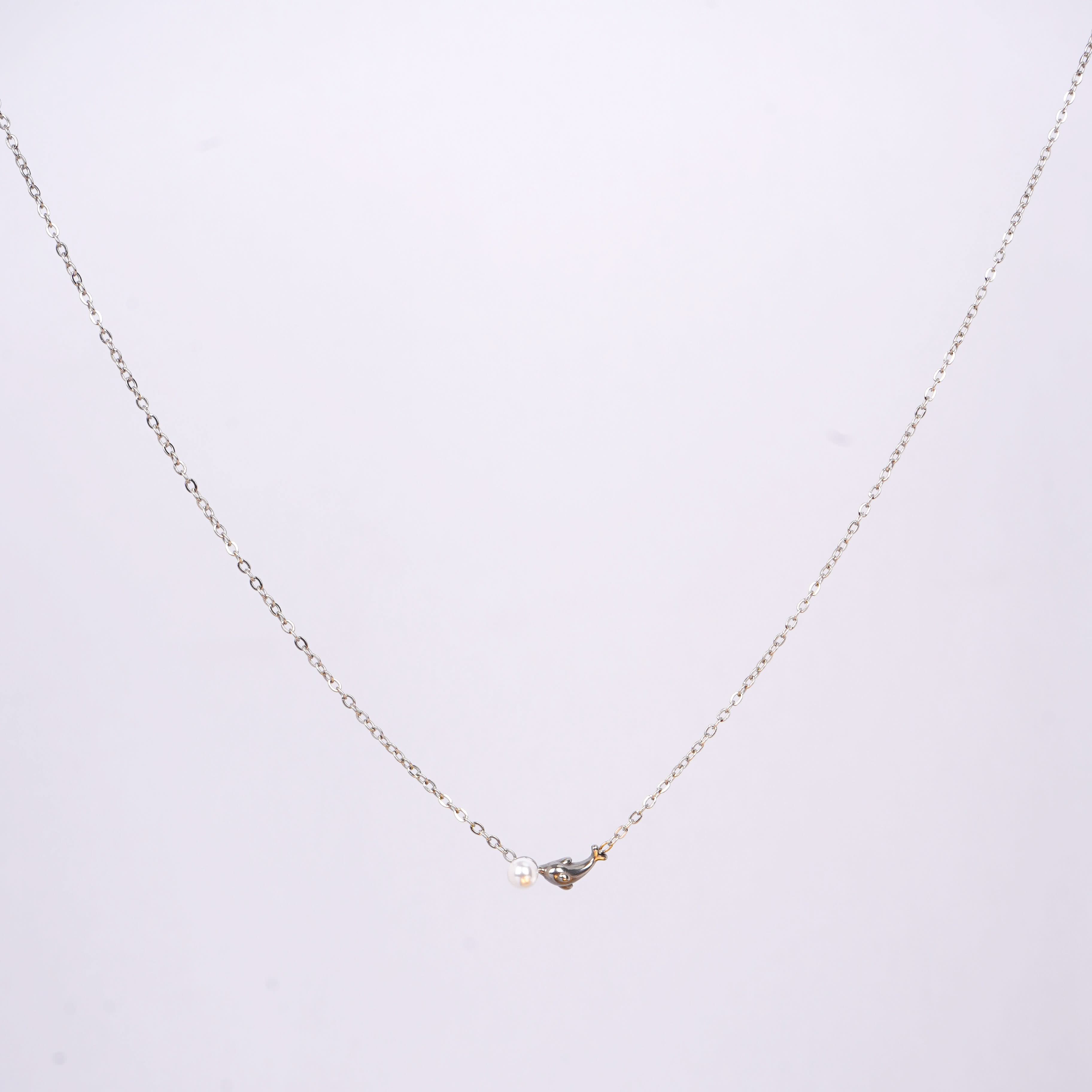 Golden Heart shape Charm Necklace