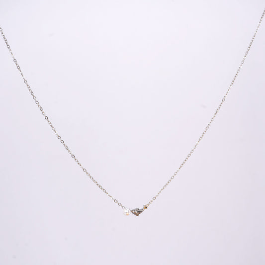 Golden Heart shape Charm Necklace