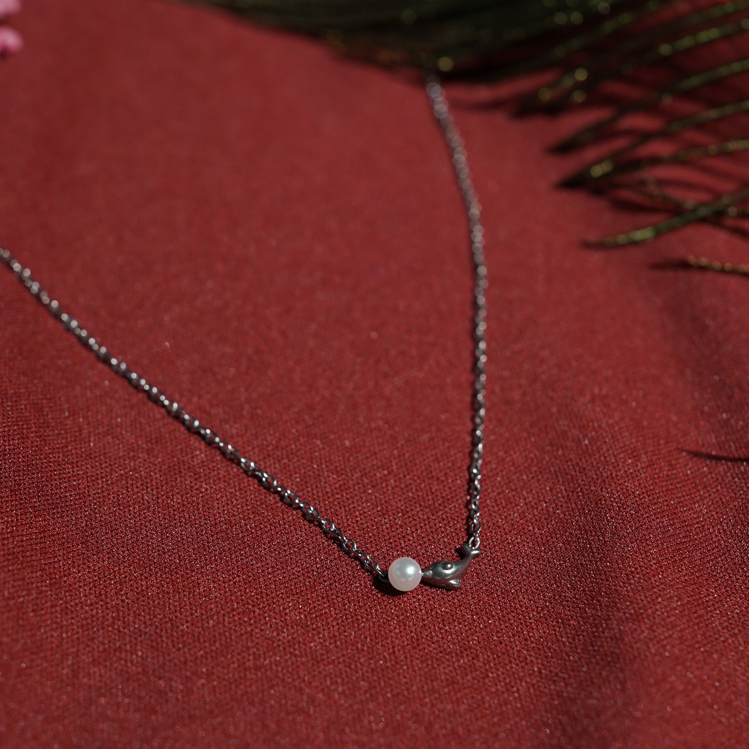 Golden Heart shape Charm Necklace