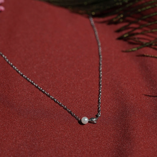 Golden Heart shape Charm Necklace