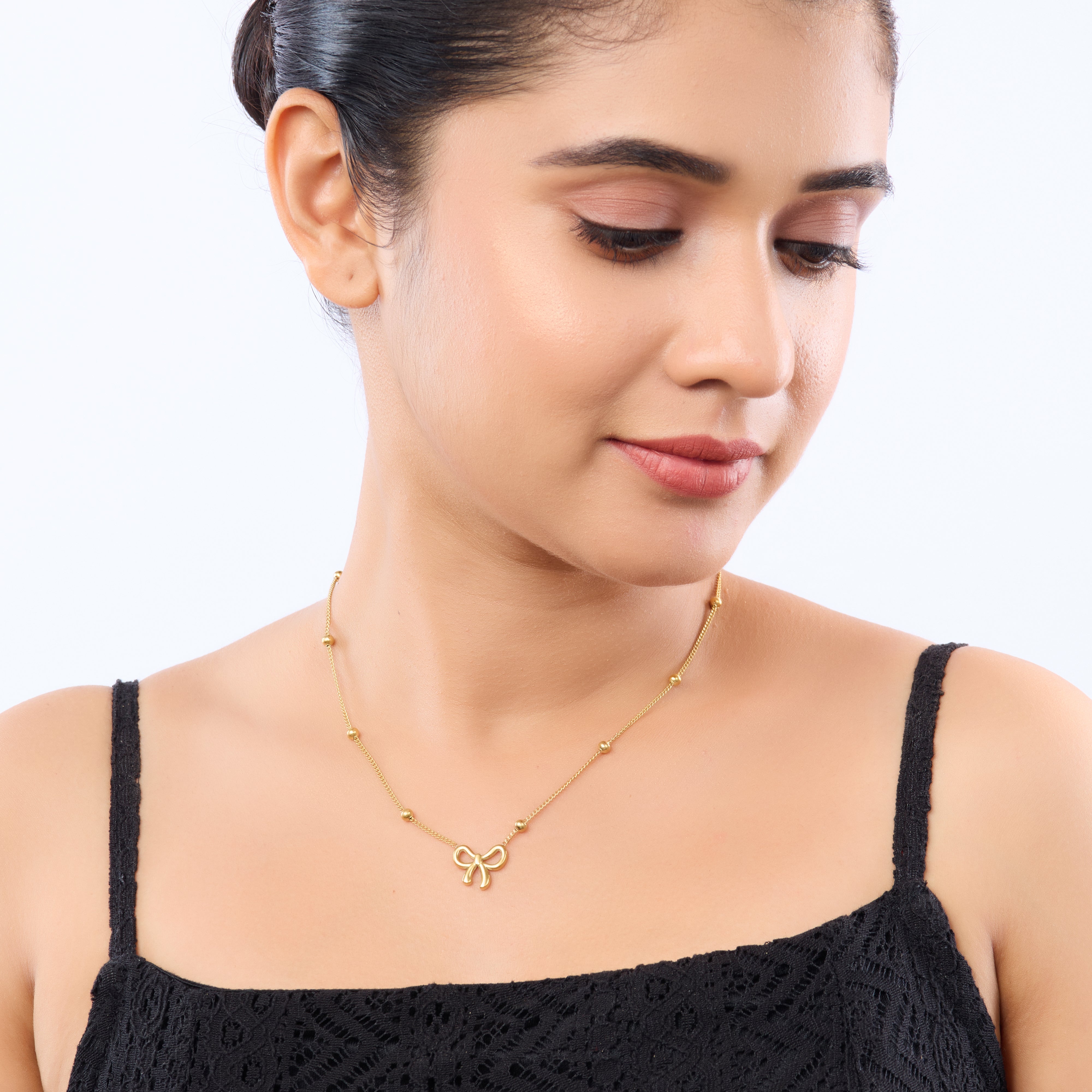 Golden Bow Charm