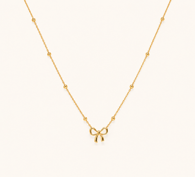 Golden Bow Charm