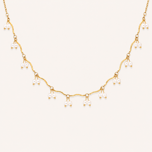 Pearl Geometry Elegance Necklace