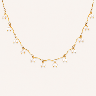 Pearl Geometry Elegance Necklace