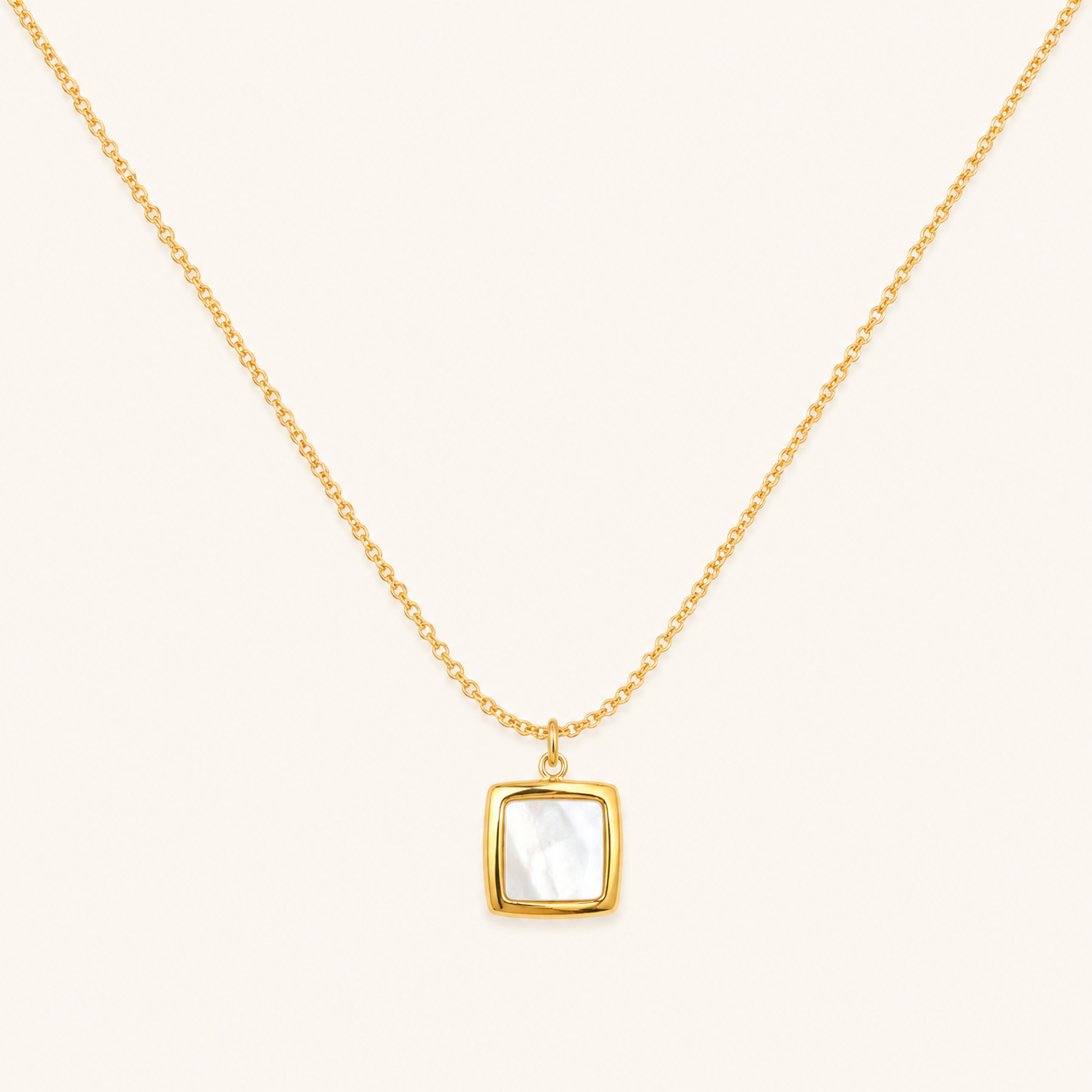 Mother of Pearl Pendant Necklace