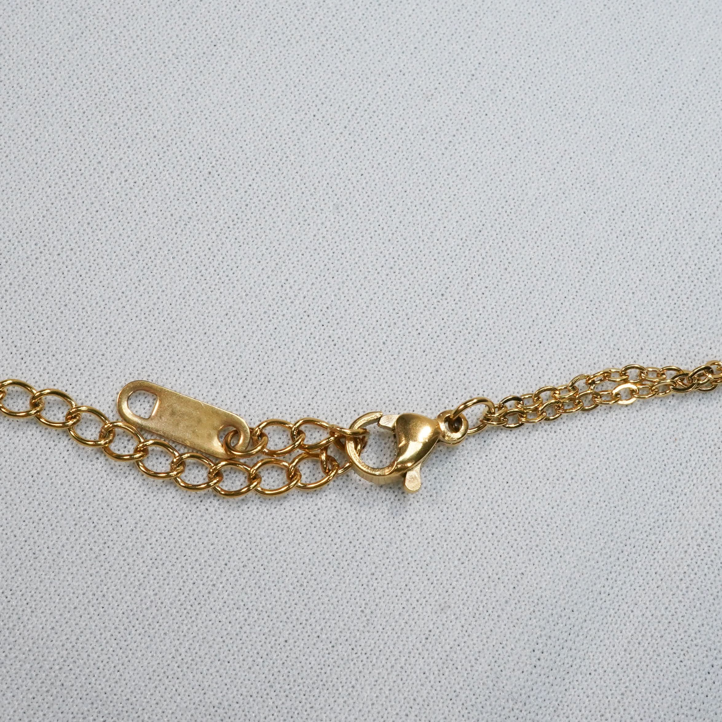 Golden Harmony Double Layer Necklace