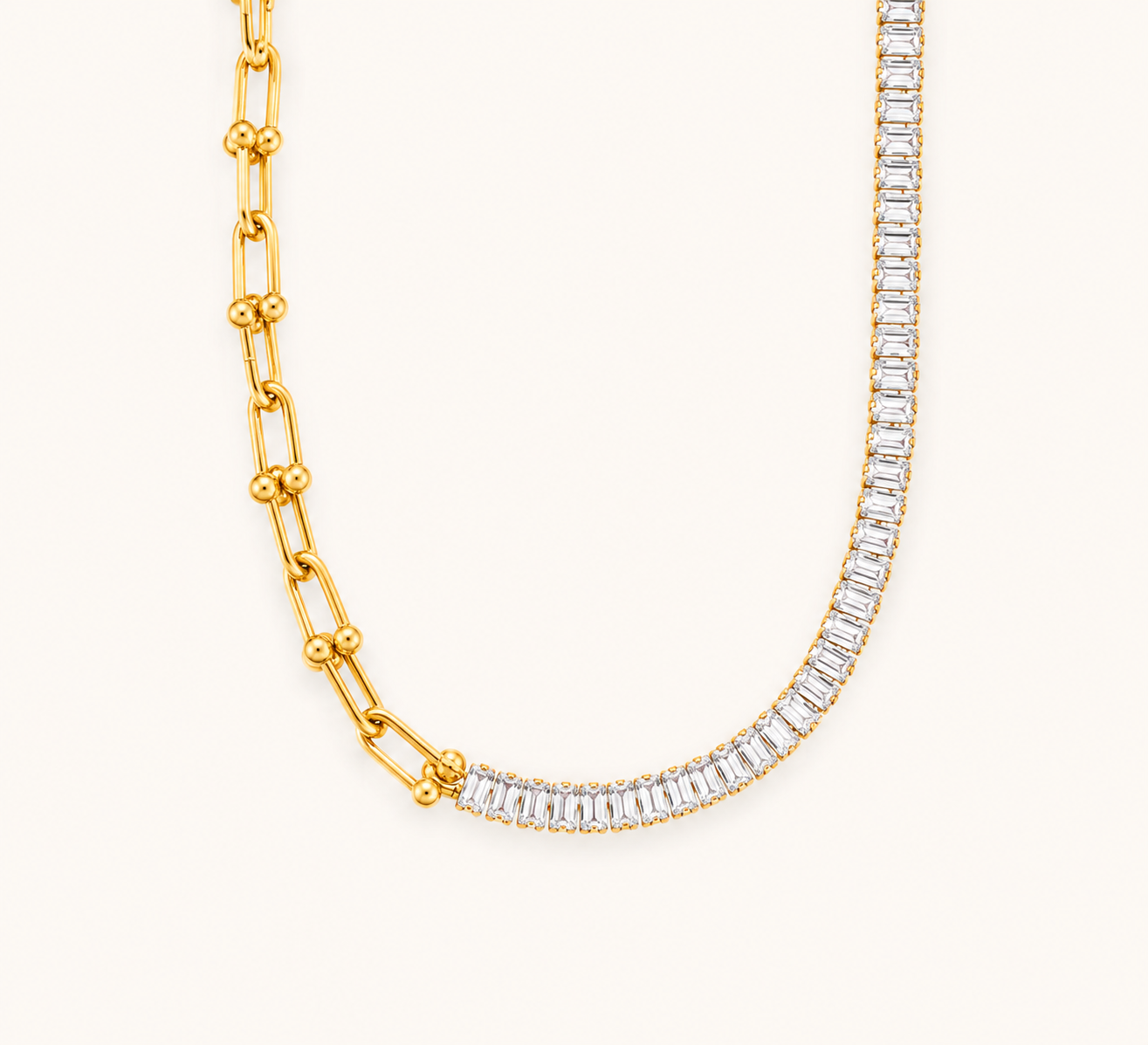 Golden Horseshoe Luck Necklace