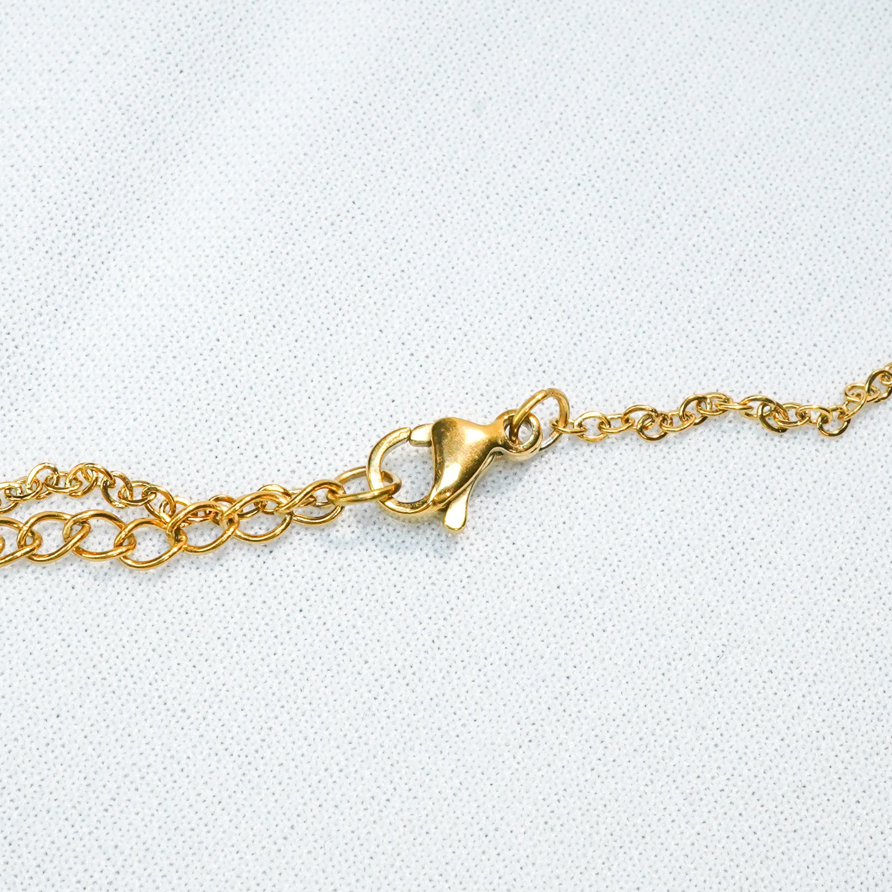 Golden Tail Heart Necklace