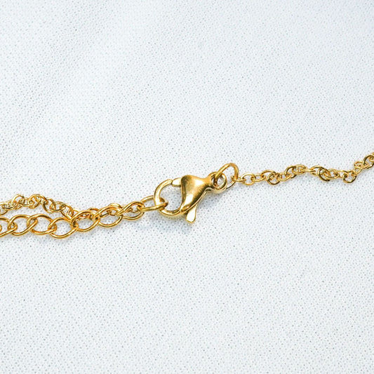 Golden Tail Heart Necklace