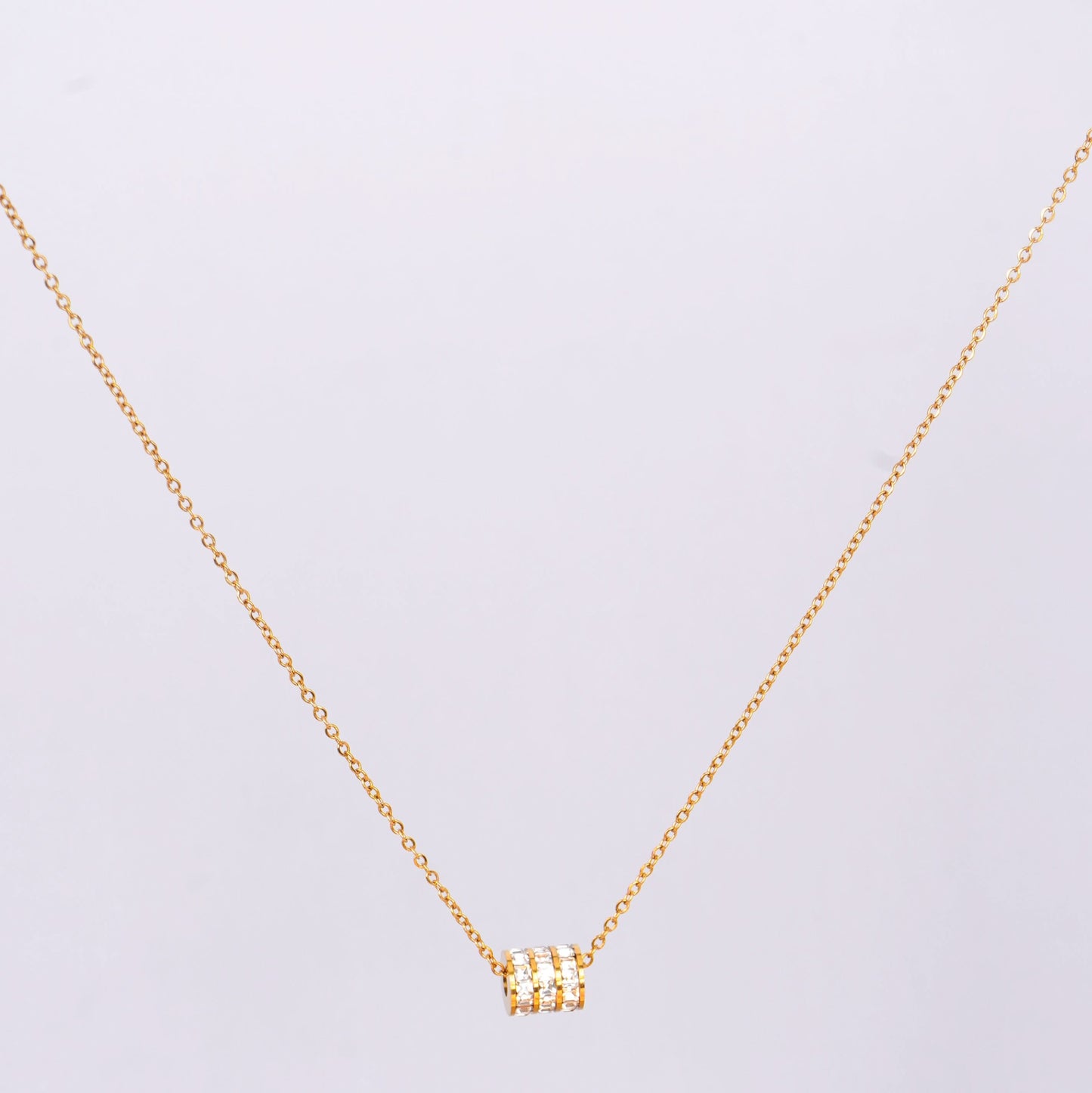 Golden Tail Heart Necklace