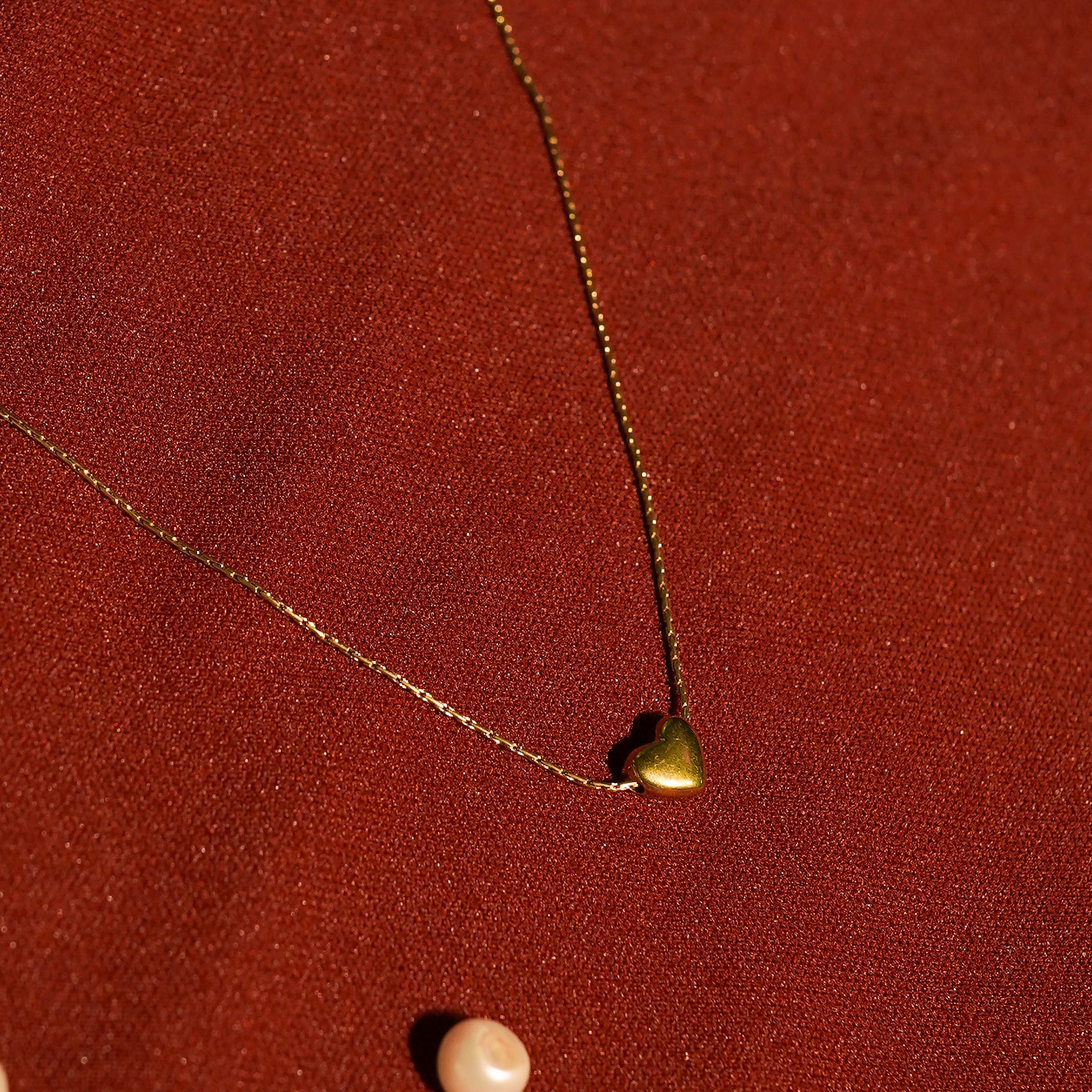 Crystal Heart Glow Necklace