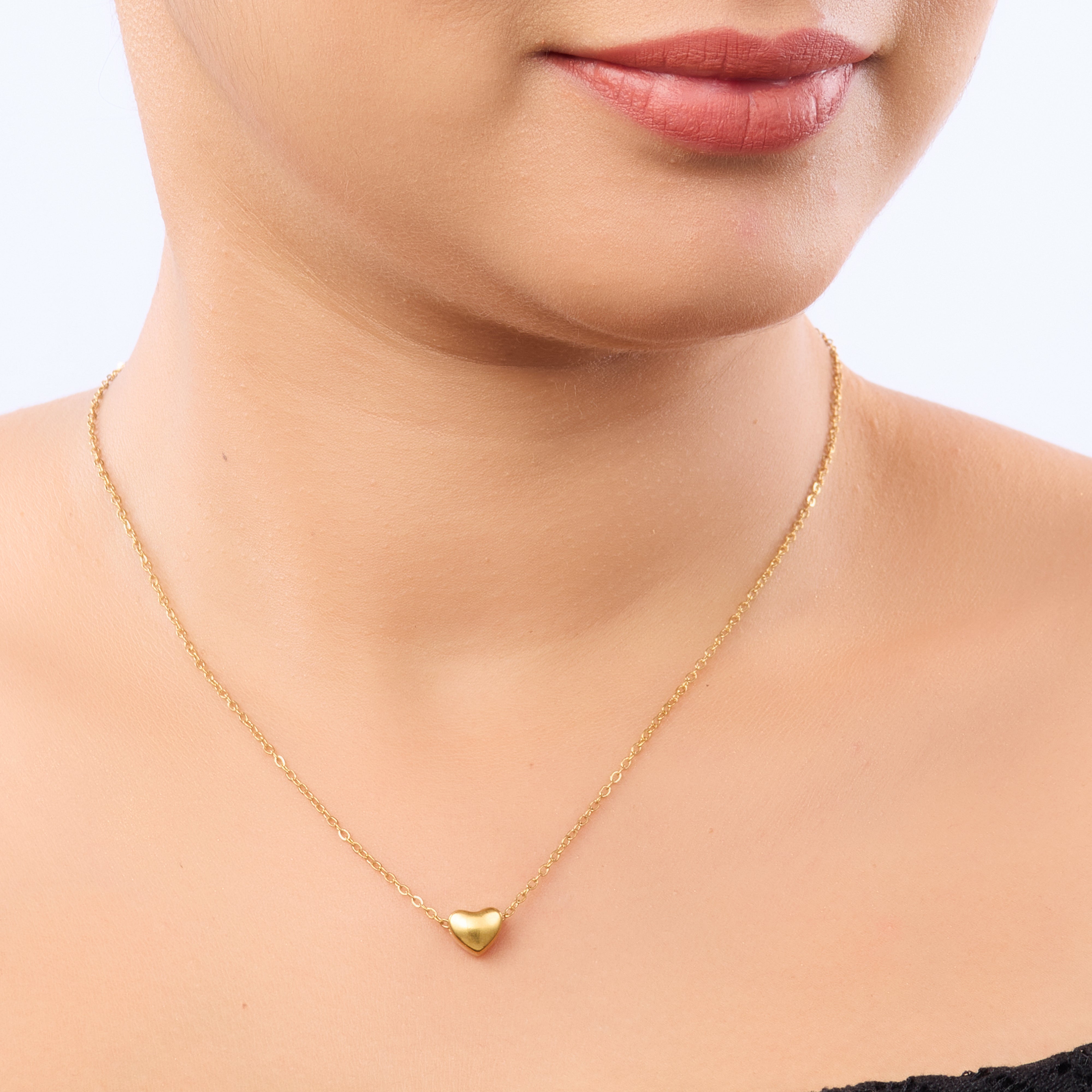 Crystal Heart Glow Necklace