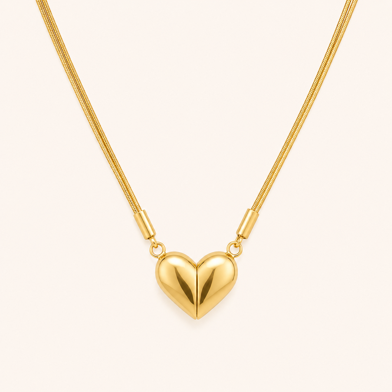 Magnetic Love Heart Necklace