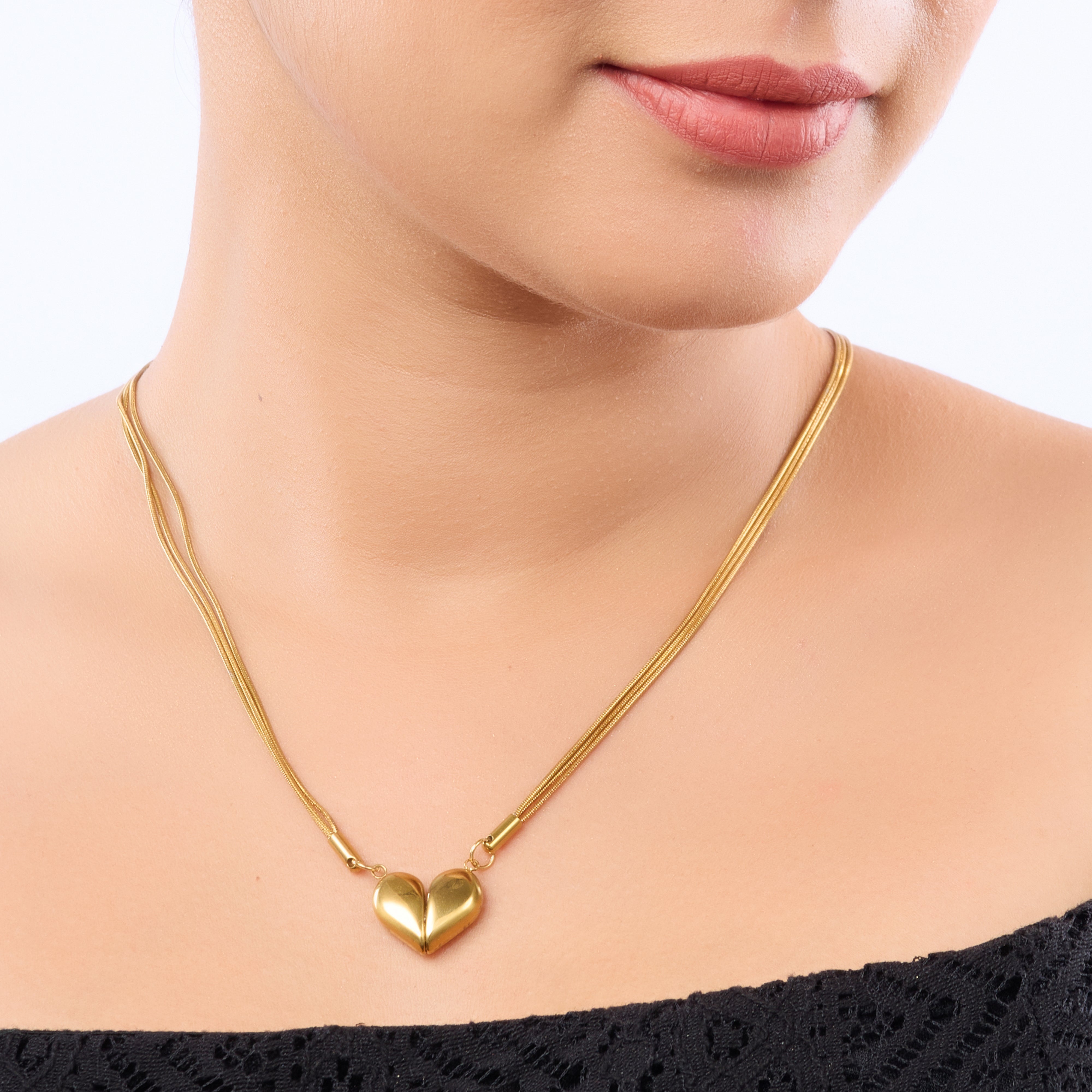 Magnetic Love Heart Necklace