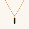 Square Edge Pendant Necklace