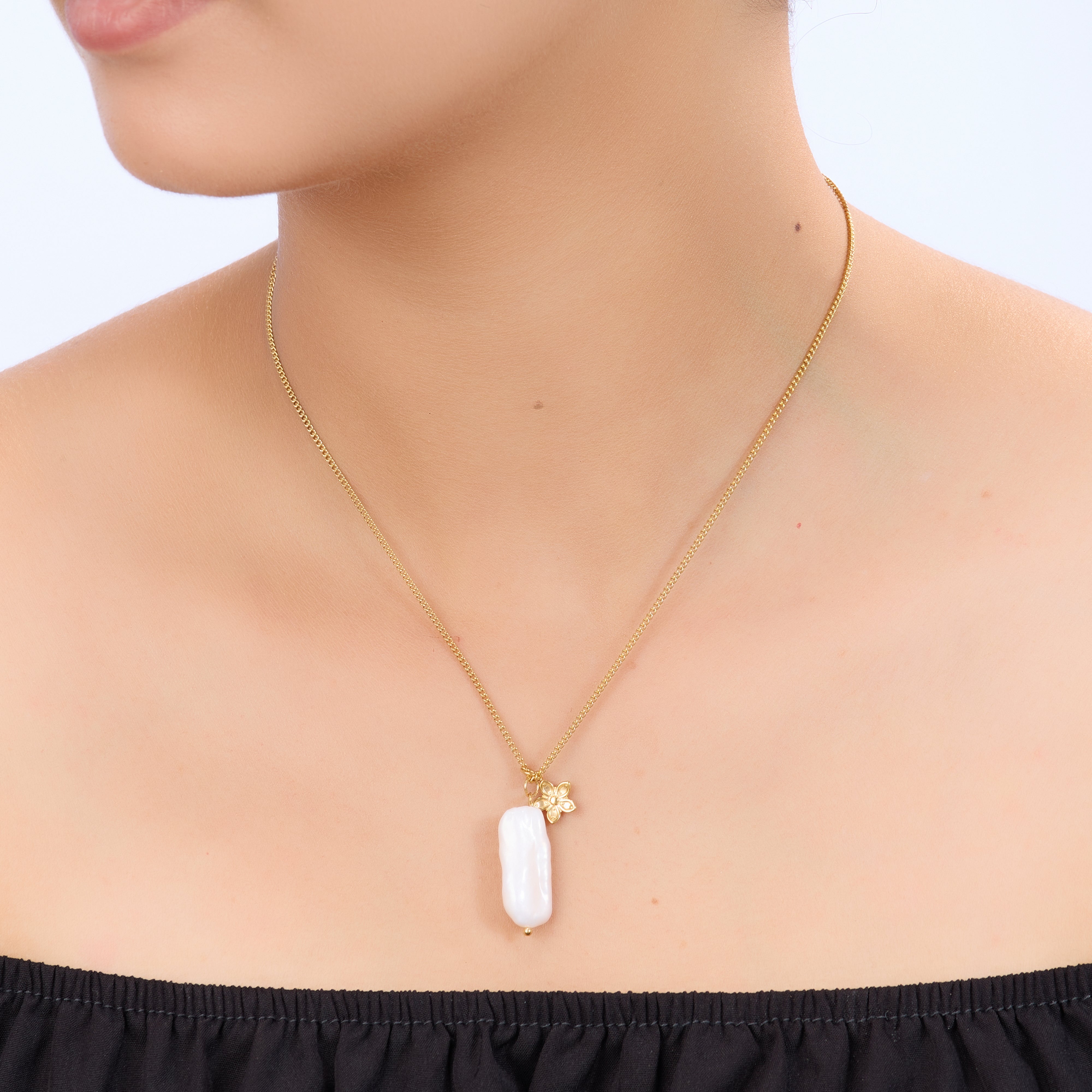 Golden Bloom Stack Necklace
