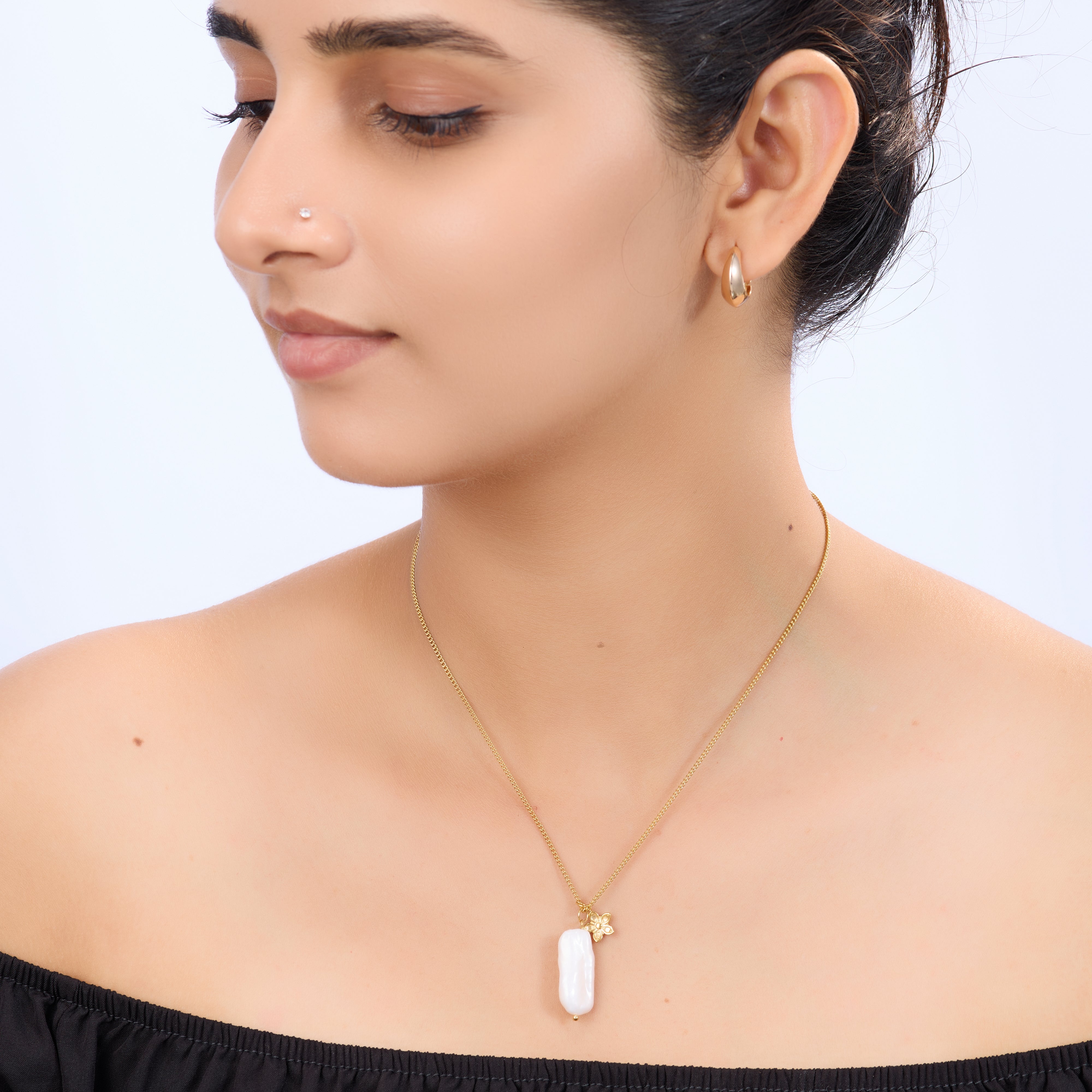 Golden Bloom Stack Necklace