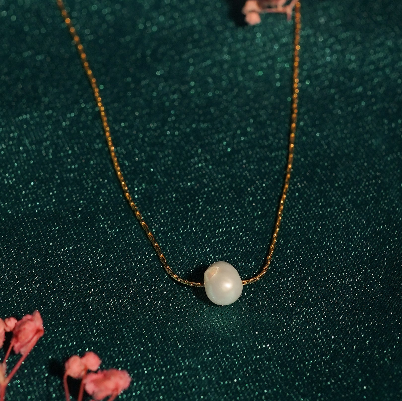 Pearl Drop Grace Necklace