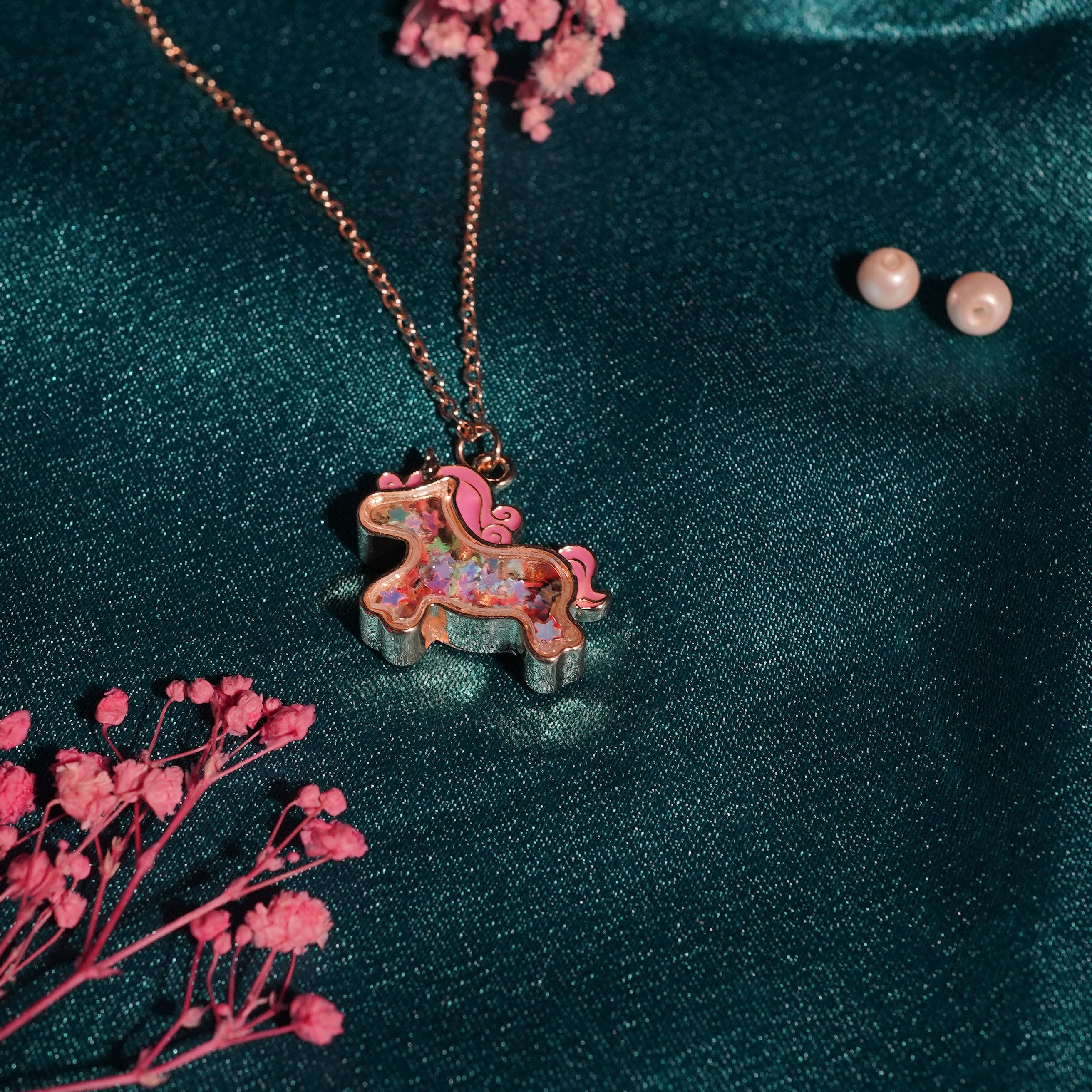Magic Unicorn Charm Necklace