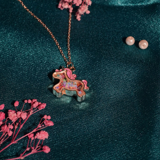 Magic Unicorn Charm Necklace